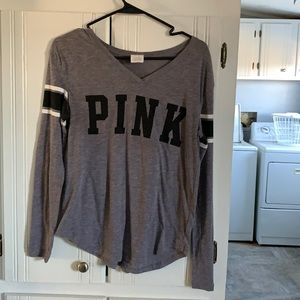 Pink Victoria’s Secret long sleeve shirt